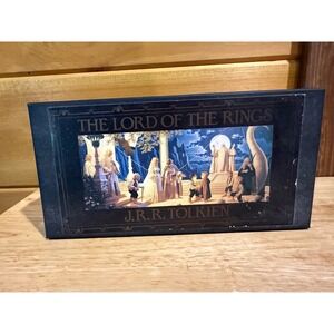Lord of the Rings J.R.R. Tolkien BBC Audio 13 Cassettes Set with Map 1987 VTG